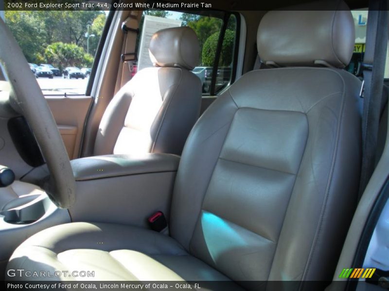 Oxford White / Medium Prairie Tan 2002 Ford Explorer Sport Trac 4x4