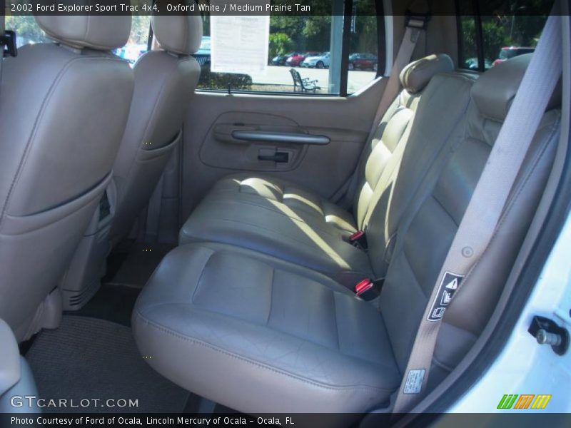 Oxford White / Medium Prairie Tan 2002 Ford Explorer Sport Trac 4x4