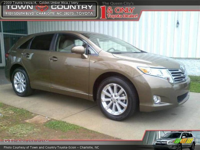 Golden Umber Mica / Ivory 2009 Toyota Venza I4