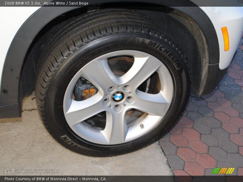 Alpine White / Sand Beige 2008 BMW X5 3.0si