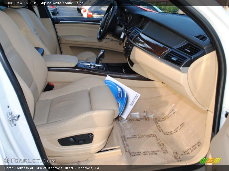 Alpine White / Sand Beige 2008 BMW X5 3.0si