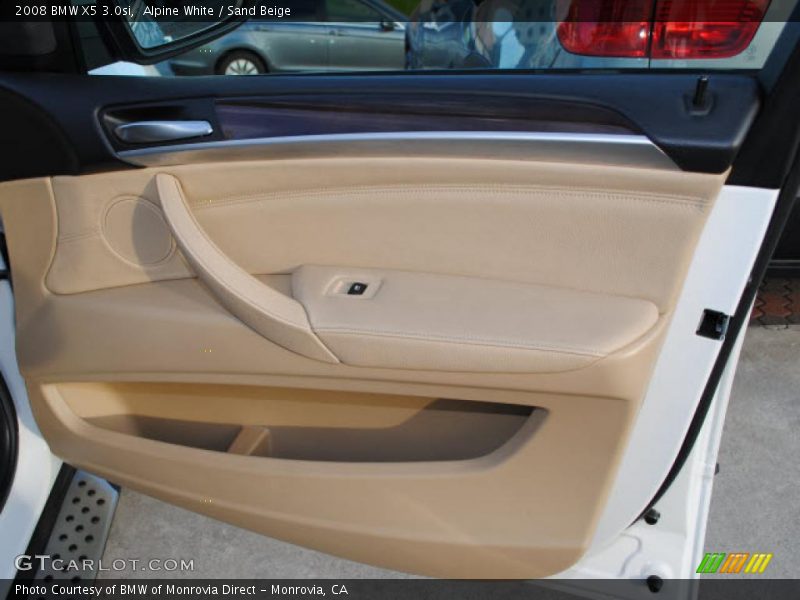 Alpine White / Sand Beige 2008 BMW X5 3.0si