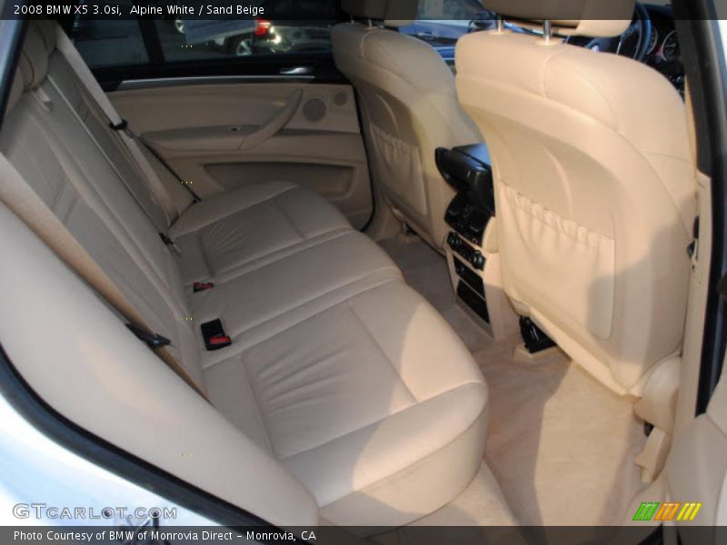 Alpine White / Sand Beige 2008 BMW X5 3.0si