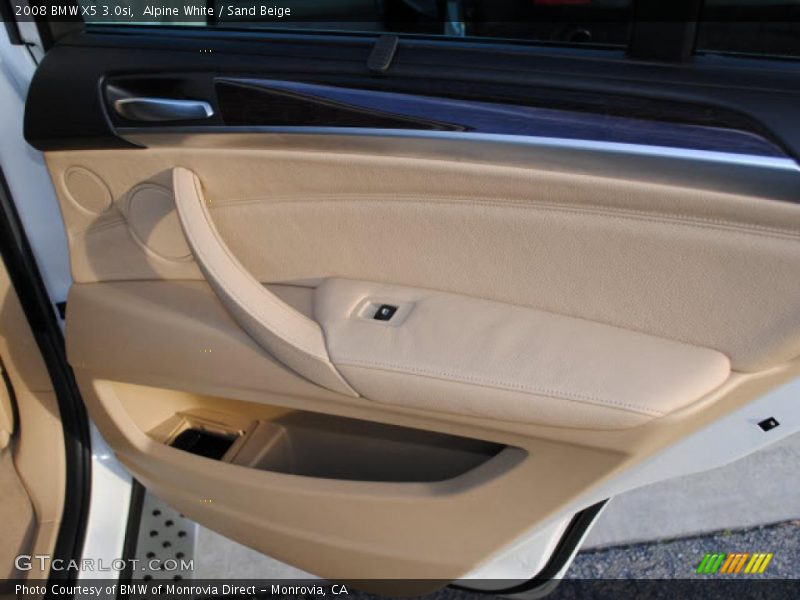 Alpine White / Sand Beige 2008 BMW X5 3.0si