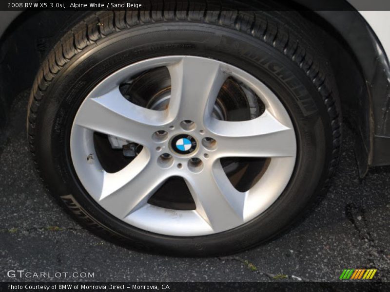 Alpine White / Sand Beige 2008 BMW X5 3.0si