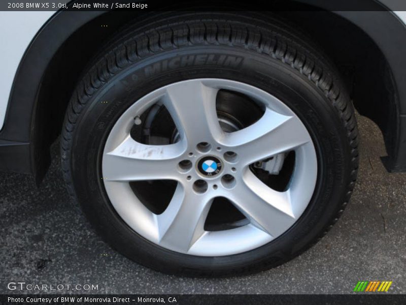 Alpine White / Sand Beige 2008 BMW X5 3.0si