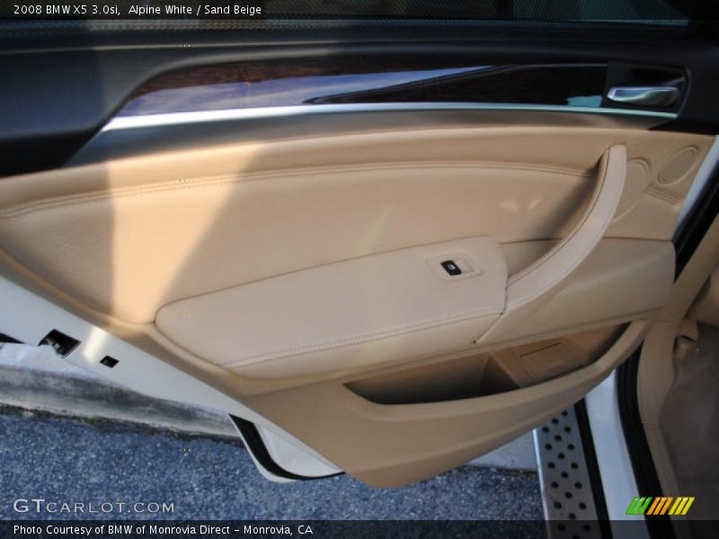 Alpine White / Sand Beige 2008 BMW X5 3.0si