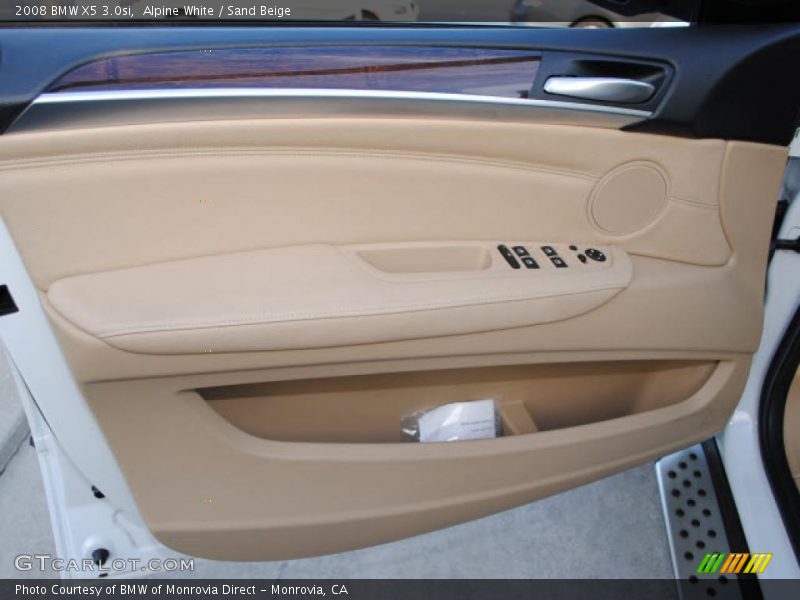 Alpine White / Sand Beige 2008 BMW X5 3.0si
