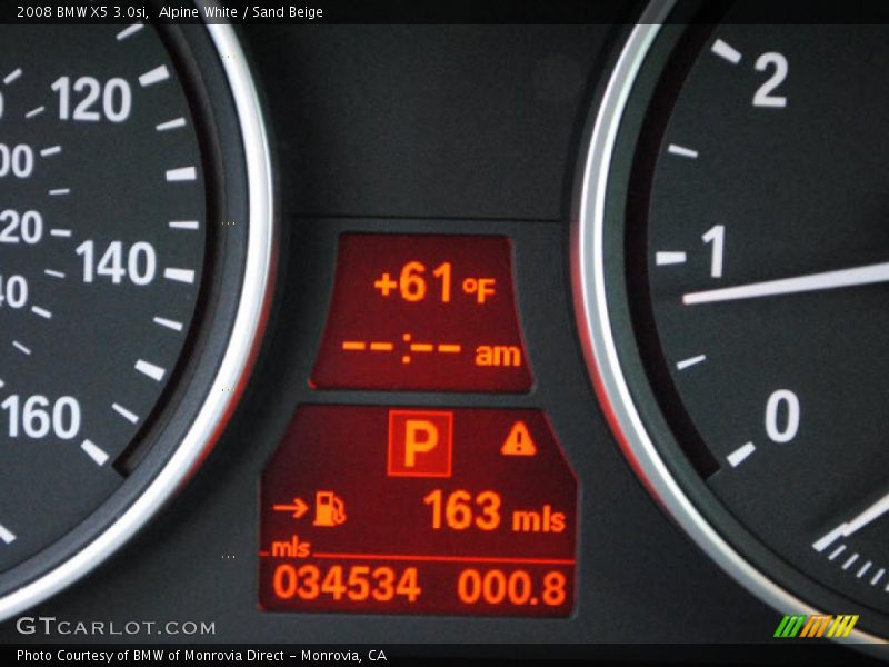 Alpine White / Sand Beige 2008 BMW X5 3.0si