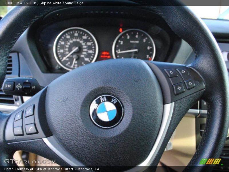Alpine White / Sand Beige 2008 BMW X5 3.0si
