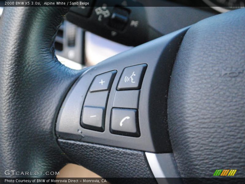 Alpine White / Sand Beige 2008 BMW X5 3.0si