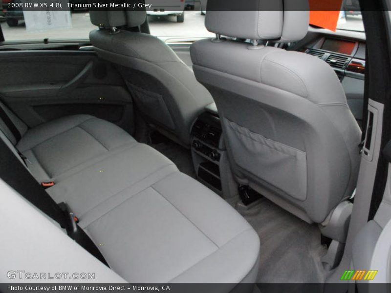 Titanium Silver Metallic / Grey 2008 BMW X5 4.8i