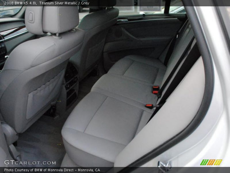 Titanium Silver Metallic / Grey 2008 BMW X5 4.8i