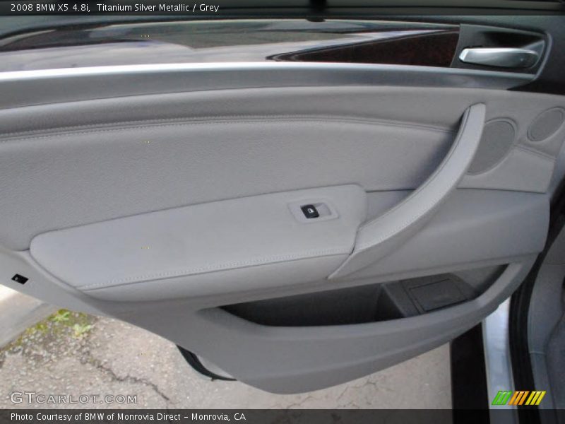 Titanium Silver Metallic / Grey 2008 BMW X5 4.8i