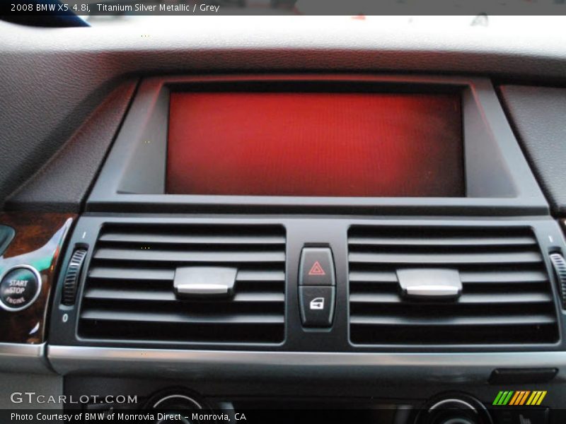 Titanium Silver Metallic / Grey 2008 BMW X5 4.8i