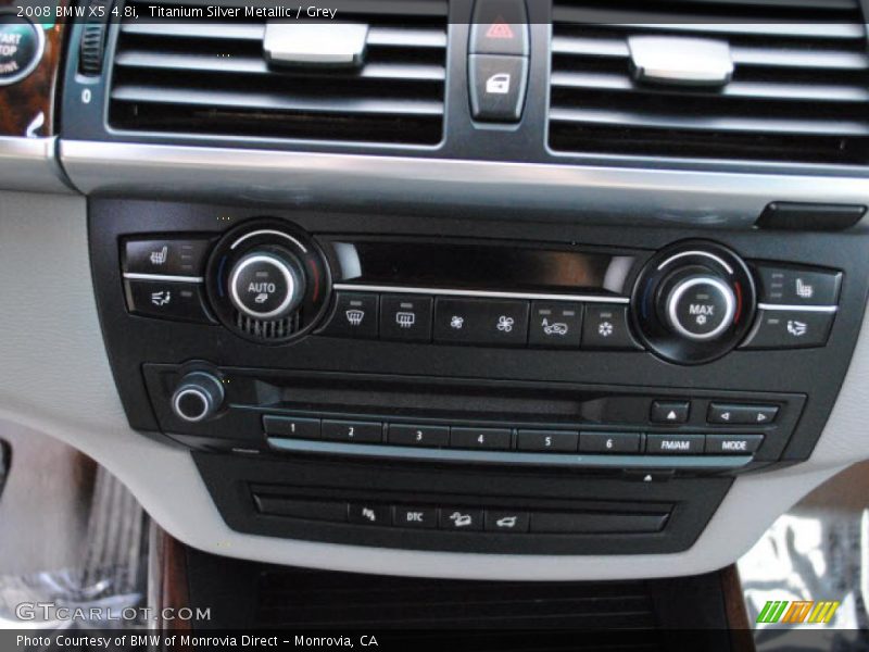 Titanium Silver Metallic / Grey 2008 BMW X5 4.8i