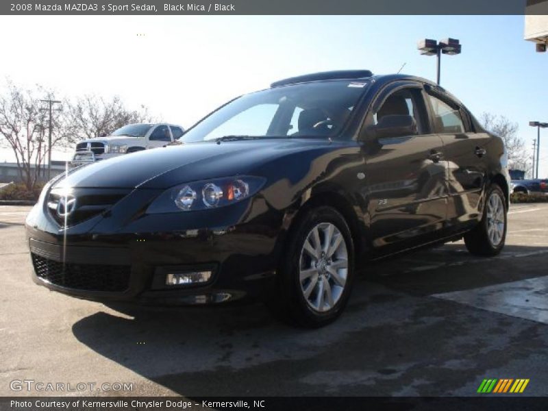 Black Mica / Black 2008 Mazda MAZDA3 s Sport Sedan