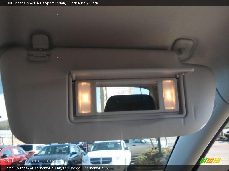Black Mica / Black 2008 Mazda MAZDA3 s Sport Sedan