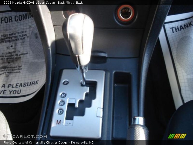 Black Mica / Black 2008 Mazda MAZDA3 s Sport Sedan