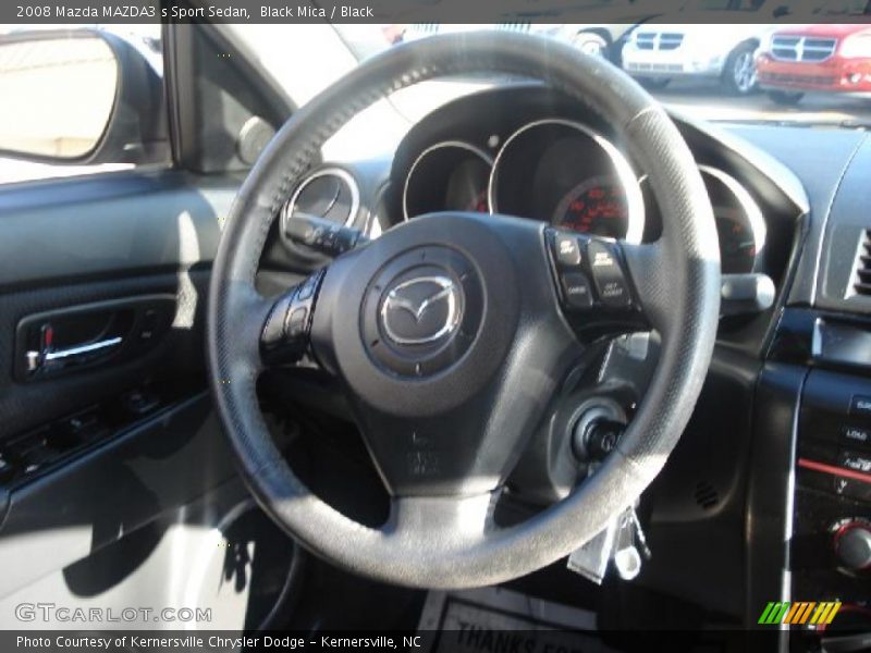 Black Mica / Black 2008 Mazda MAZDA3 s Sport Sedan