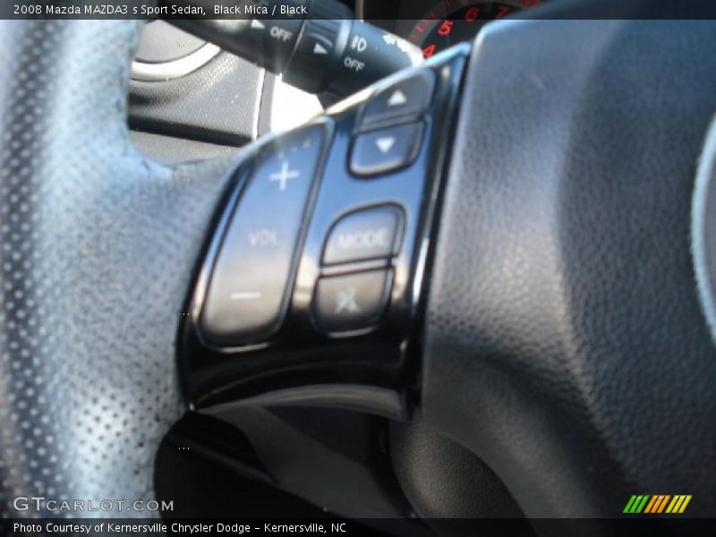 Black Mica / Black 2008 Mazda MAZDA3 s Sport Sedan