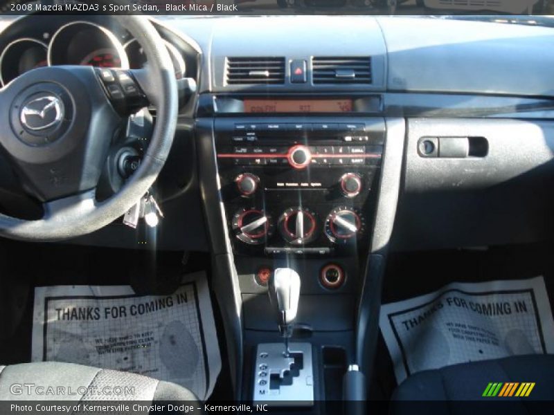 Black Mica / Black 2008 Mazda MAZDA3 s Sport Sedan