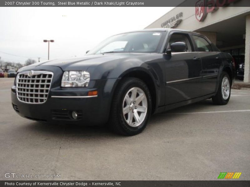 Steel Blue Metallic / Dark Khaki/Light Graystone 2007 Chrysler 300 Touring