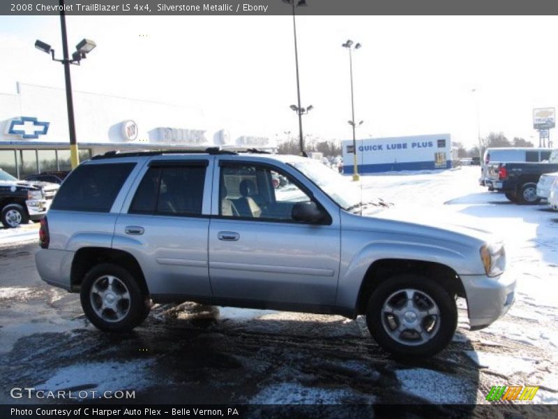 Silverstone Metallic / Ebony 2008 Chevrolet TrailBlazer LS 4x4