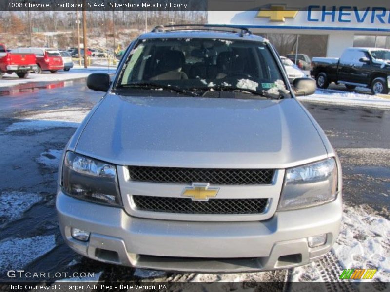 Silverstone Metallic / Ebony 2008 Chevrolet TrailBlazer LS 4x4