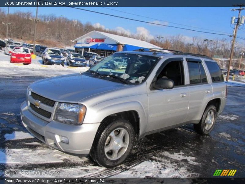 Silverstone Metallic / Ebony 2008 Chevrolet TrailBlazer LS 4x4