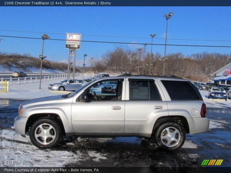 Silverstone Metallic / Ebony 2008 Chevrolet TrailBlazer LS 4x4