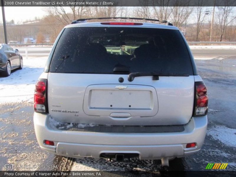 Silverstone Metallic / Ebony 2008 Chevrolet TrailBlazer LS 4x4