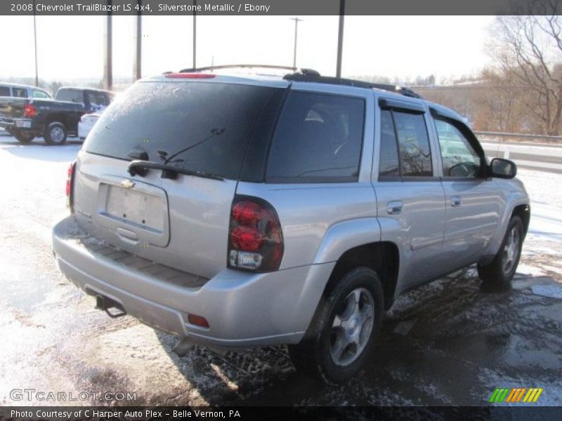 Silverstone Metallic / Ebony 2008 Chevrolet TrailBlazer LS 4x4