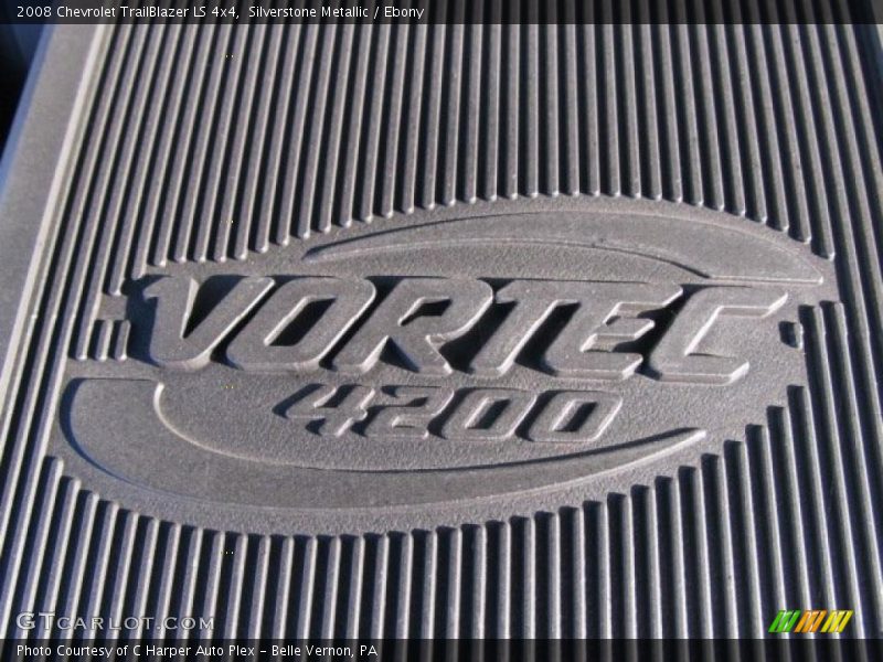 Silverstone Metallic / Ebony 2008 Chevrolet TrailBlazer LS 4x4