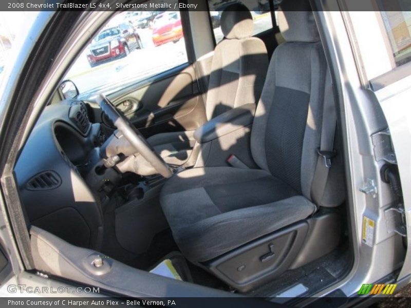 Silverstone Metallic / Ebony 2008 Chevrolet TrailBlazer LS 4x4