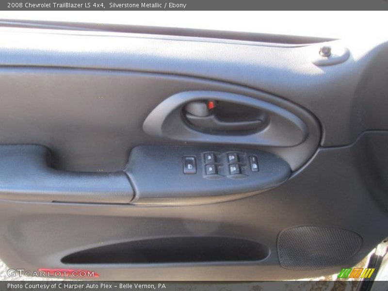 Silverstone Metallic / Ebony 2008 Chevrolet TrailBlazer LS 4x4