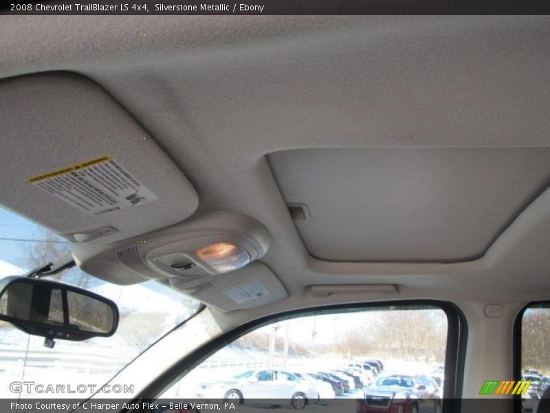 Silverstone Metallic / Ebony 2008 Chevrolet TrailBlazer LS 4x4