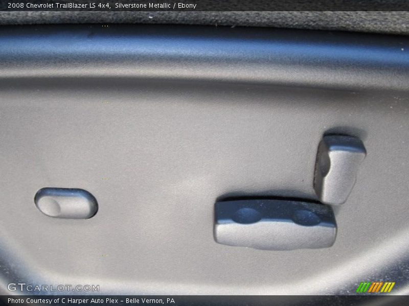 Silverstone Metallic / Ebony 2008 Chevrolet TrailBlazer LS 4x4