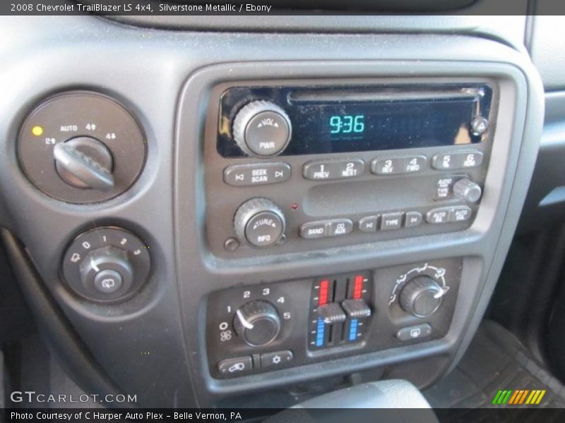 Silverstone Metallic / Ebony 2008 Chevrolet TrailBlazer LS 4x4