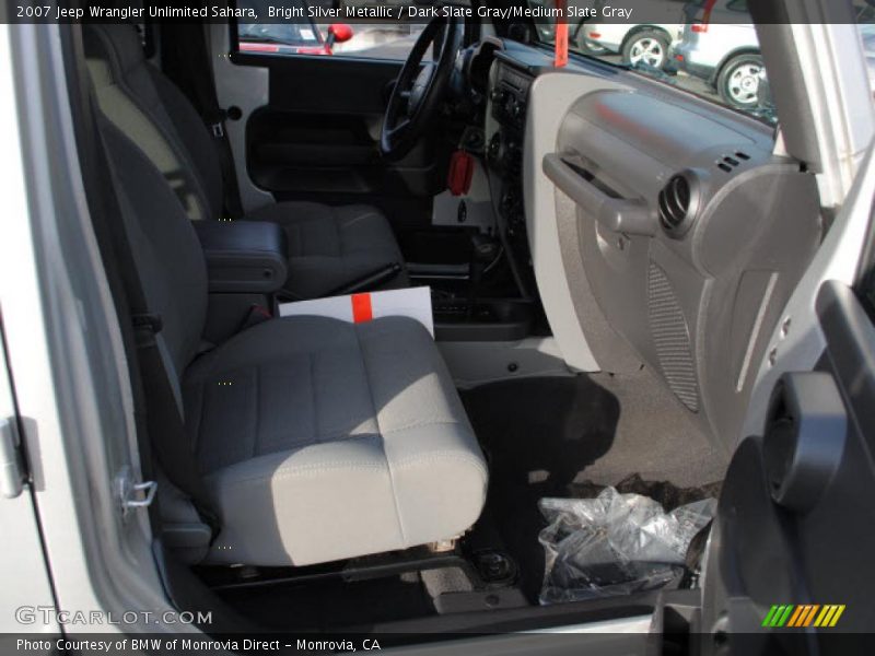 Bright Silver Metallic / Dark Slate Gray/Medium Slate Gray 2007 Jeep Wrangler Unlimited Sahara