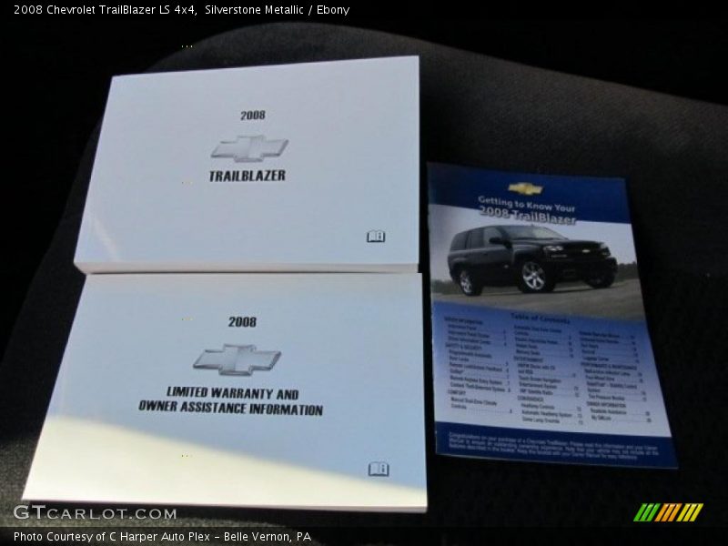 Silverstone Metallic / Ebony 2008 Chevrolet TrailBlazer LS 4x4