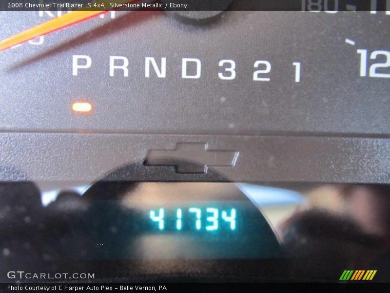 Silverstone Metallic / Ebony 2008 Chevrolet TrailBlazer LS 4x4