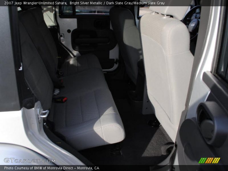 Bright Silver Metallic / Dark Slate Gray/Medium Slate Gray 2007 Jeep Wrangler Unlimited Sahara