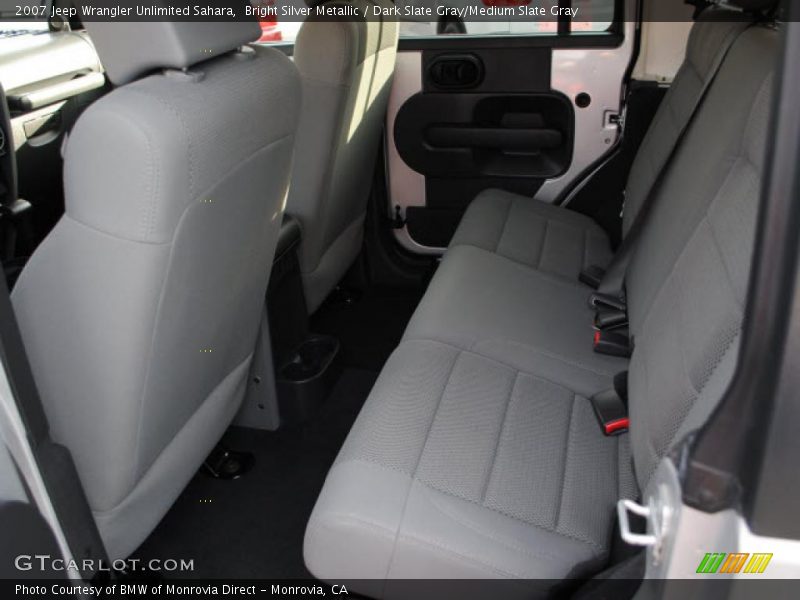 Bright Silver Metallic / Dark Slate Gray/Medium Slate Gray 2007 Jeep Wrangler Unlimited Sahara