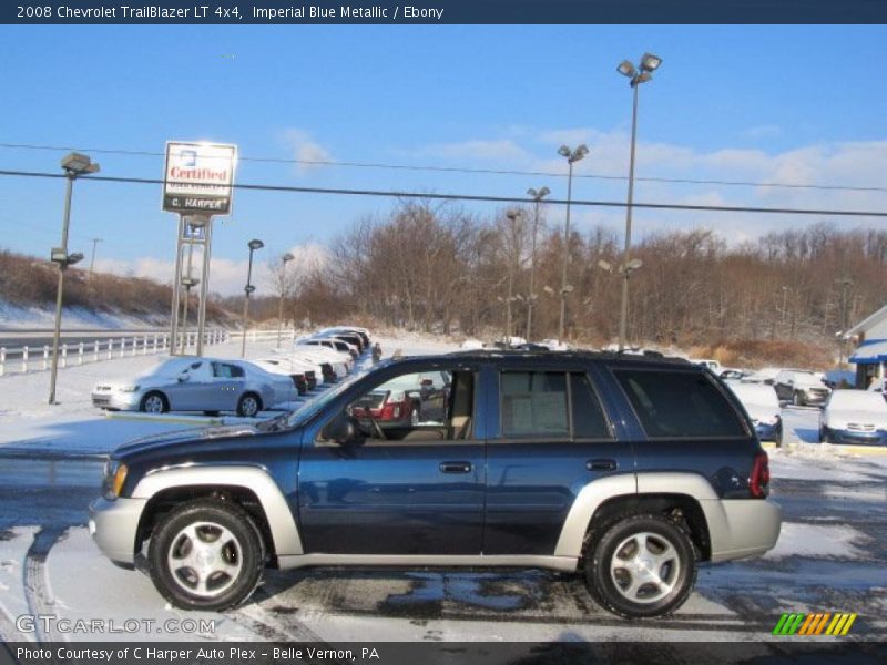 Imperial Blue Metallic / Ebony 2008 Chevrolet TrailBlazer LT 4x4