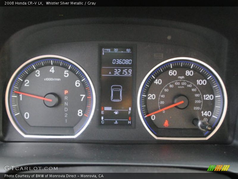  2008 CR-V LX LX Gauges