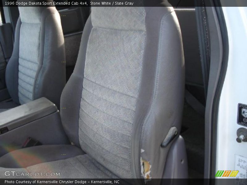 Stone White / Slate Gray 1996 Dodge Dakota Sport Extended Cab 4x4