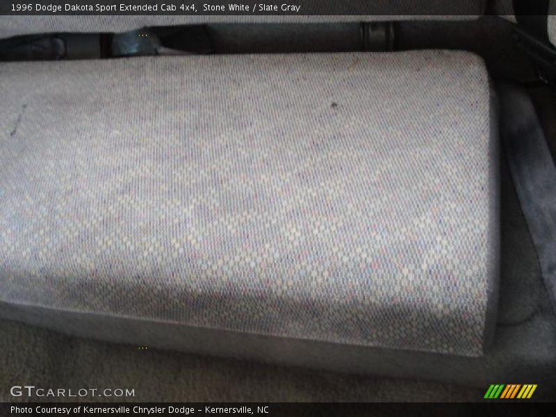Stone White / Slate Gray 1996 Dodge Dakota Sport Extended Cab 4x4