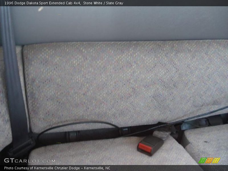 Stone White / Slate Gray 1996 Dodge Dakota Sport Extended Cab 4x4