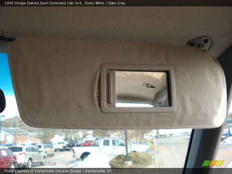 Stone White / Slate Gray 1996 Dodge Dakota Sport Extended Cab 4x4